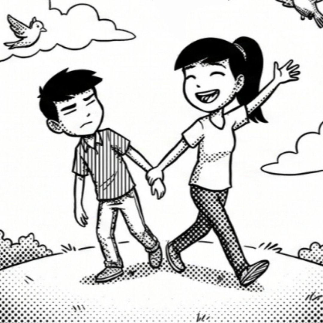Zara convinces a reluctant Jay to spend some time outside.