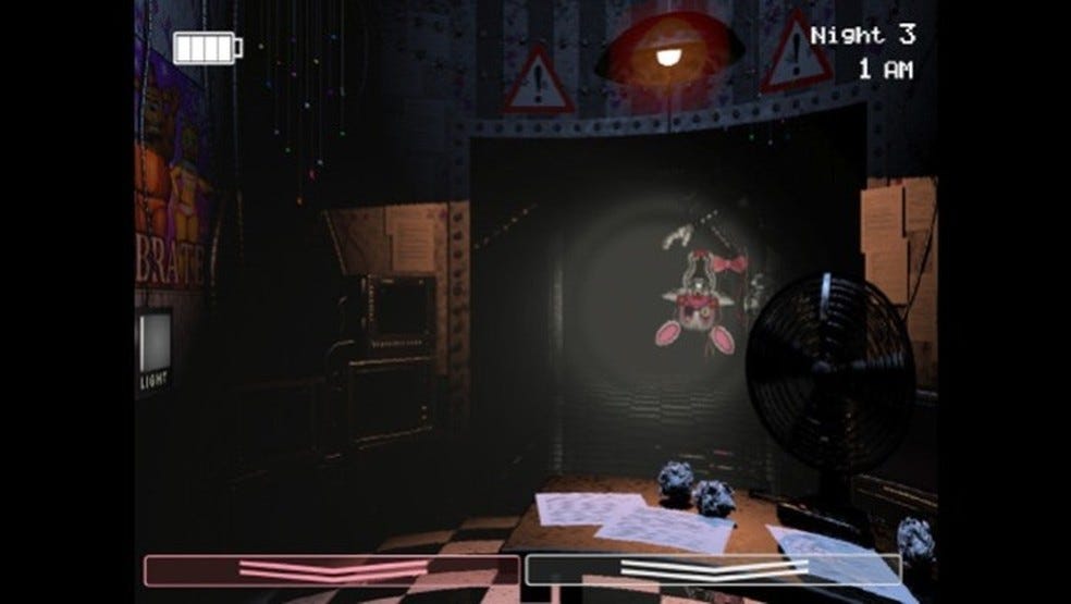 Novos bonecos são um dos destaques de Five Nights at Freddy’s 2  — Foto: Divulgação/Scott Cawthon
