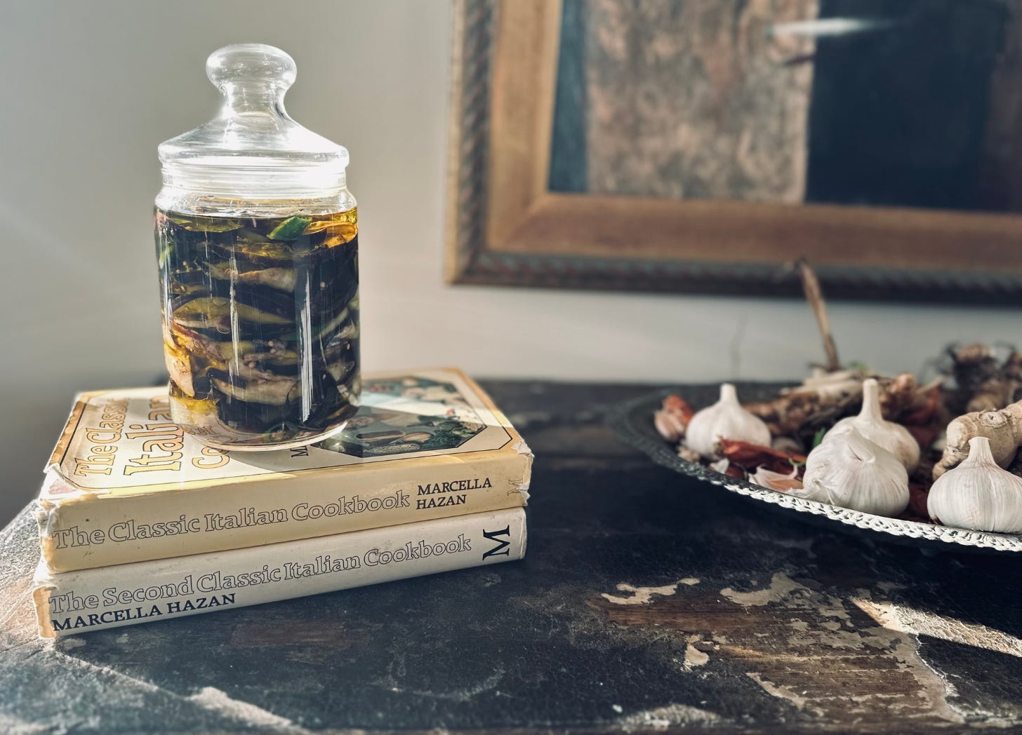 Italian Pickled Eggplant: Crudo and Sott'Olio