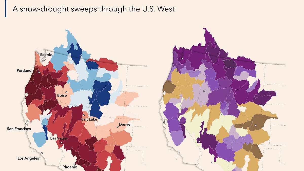 A snow drought sweeps through the U.S. West - The Burl