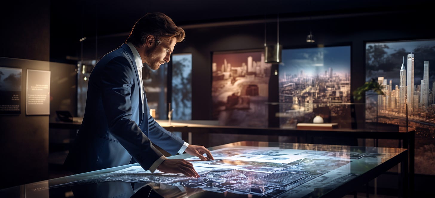 Working on roadmap creation and delivery.  Image generated by Midjourney AI.