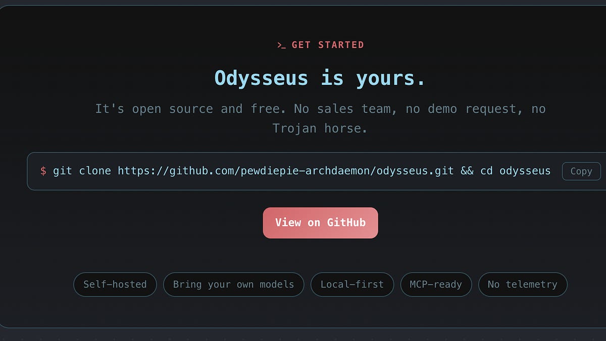 Setup Guide: Odysseus from pewdiepie!? - by W J Pearce