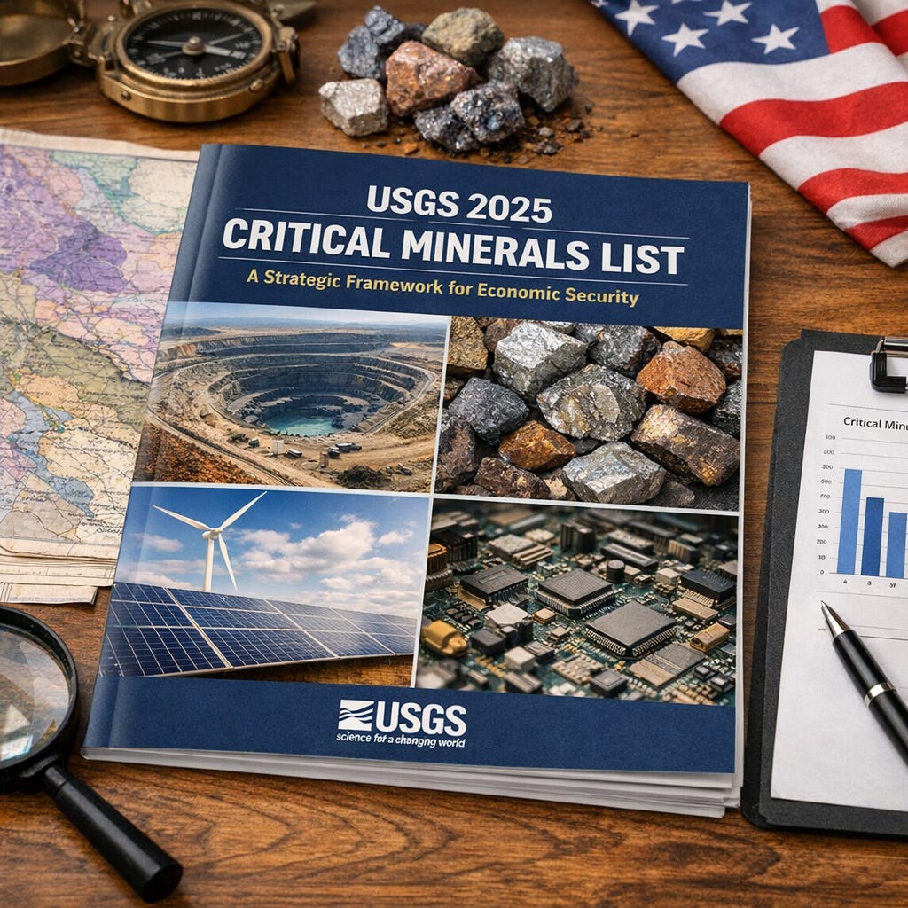 USGS 2025 Critical Minerals List: A Strategic Framework for Economic ...