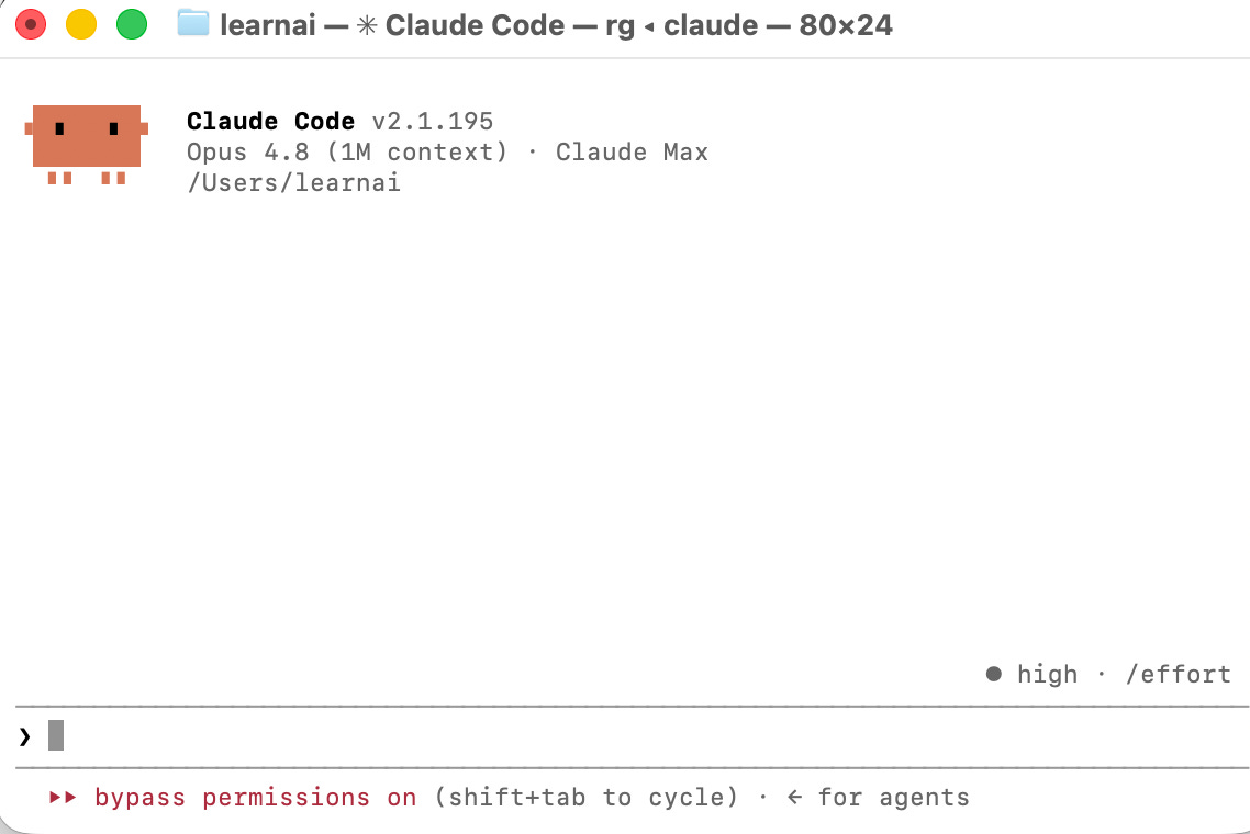 Claude Code terminal used as the Opus baseline for the Pomodoro app test Claude Code terminal used as the Opus baseline for the Pomodoro app test