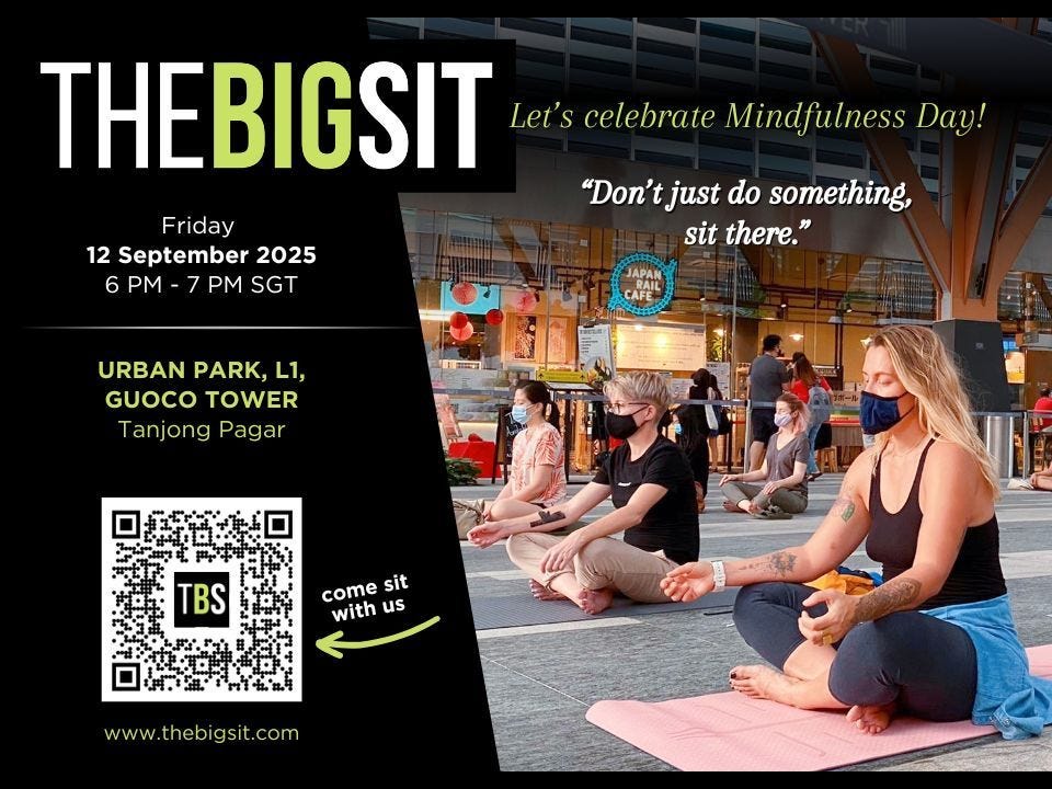 The Big Sit x Guoco Tower - social meditation in Singapore's CBD