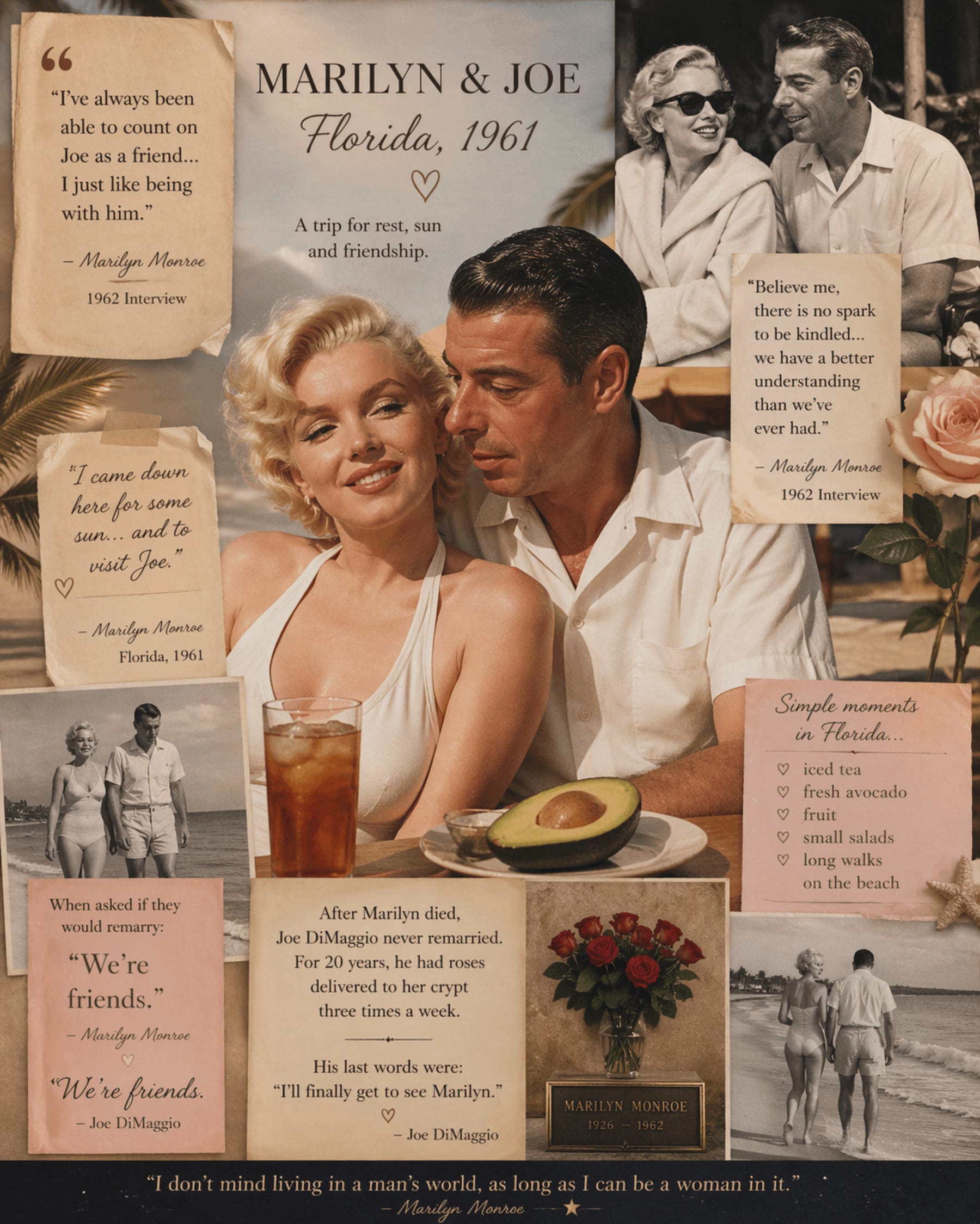 Marilyn and Joe Florida 1961