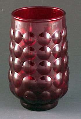 Bubble Royal Ruby Juice Tumbler from Anchor Hocking