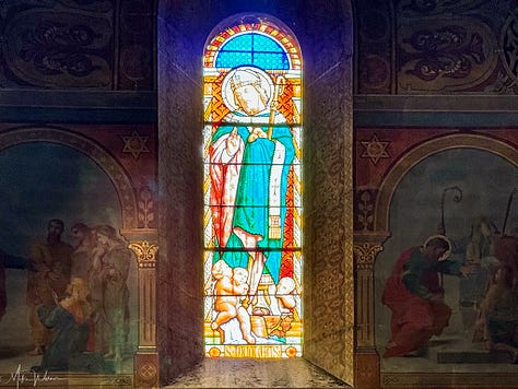 Stained glass windows