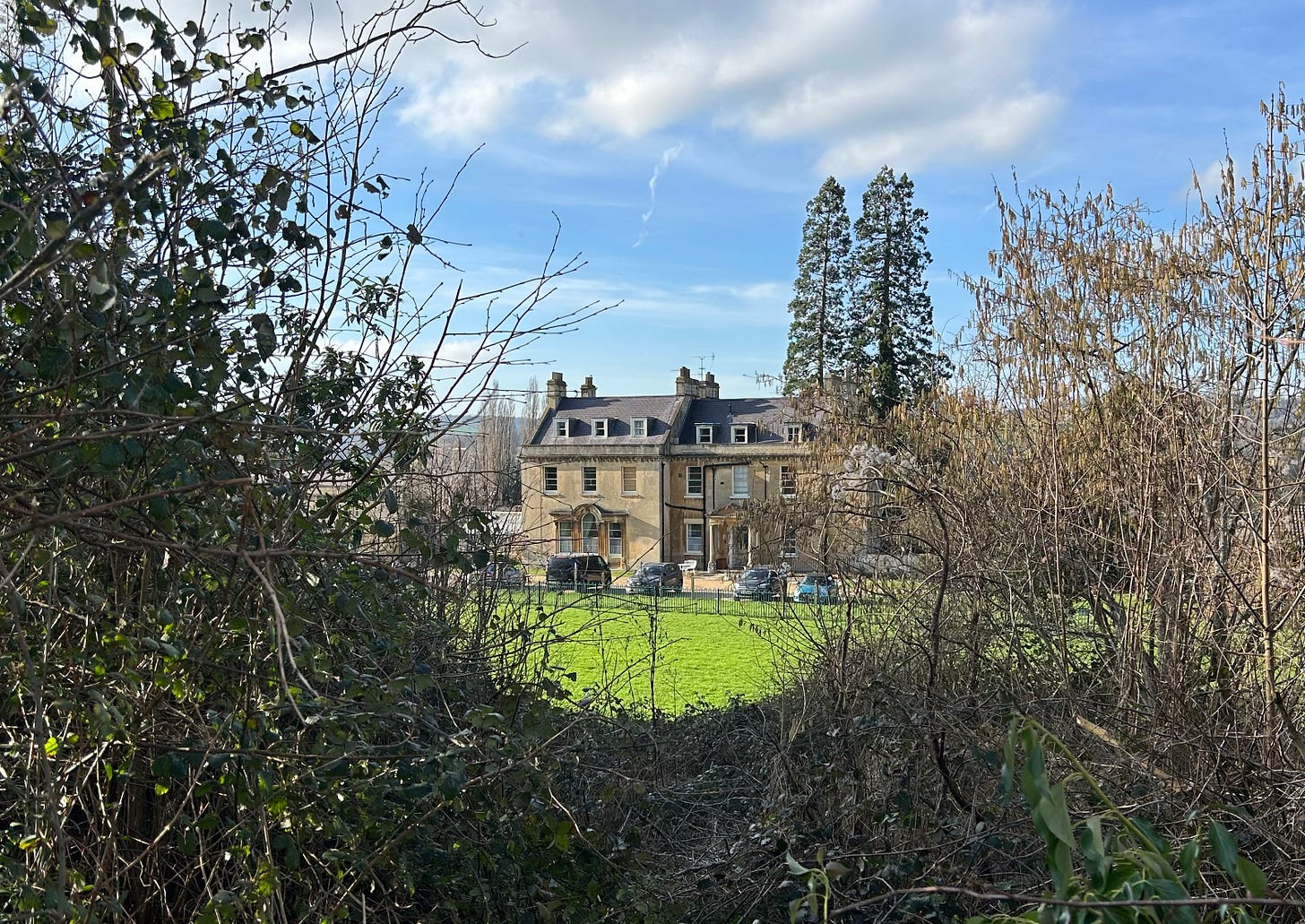 Bathford Manor bathed in winter sunshine. Bathford Manor bathed in winter sunshine.
