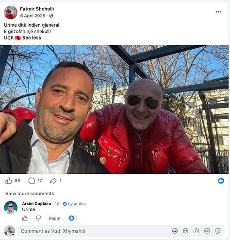 Postimet promovuese te vëllezërve Haradinaj nga Fatmir Sheholli