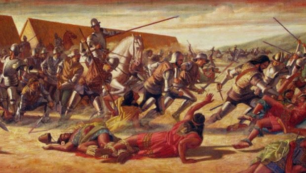 Atahualpa is captured by Pizarro at Cajamarca - SA Expeditions