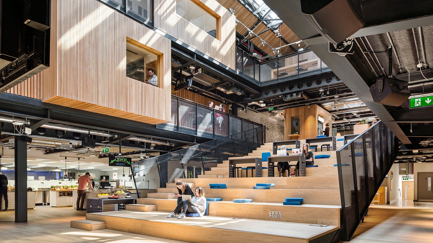 Airbnb unveils new headquarters in a disused Dublin warehouse