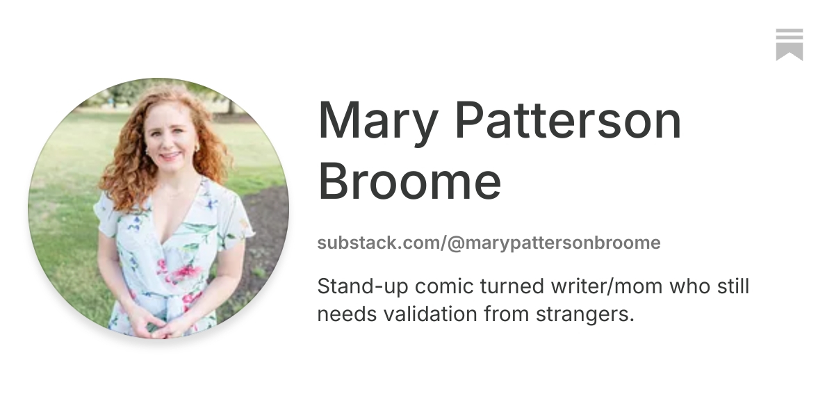 Mary Patterson Broome | Substack