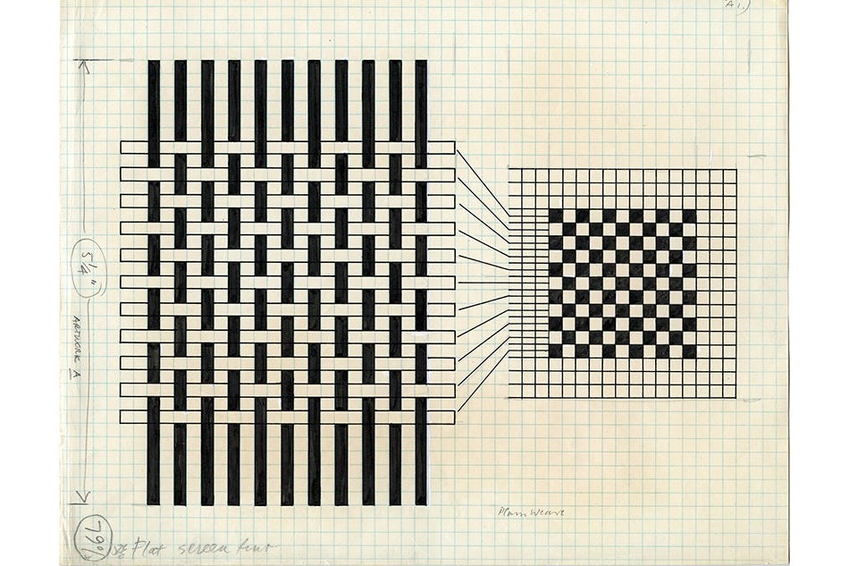 【絶版】スウェーデン織 組織図集「Warp and Weft」 Warp & Weft - Austin Kleon