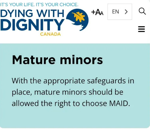 They’re Coming for Your Kids: Canadian Euthanasia Lobby Pushes MAiD for Minors
