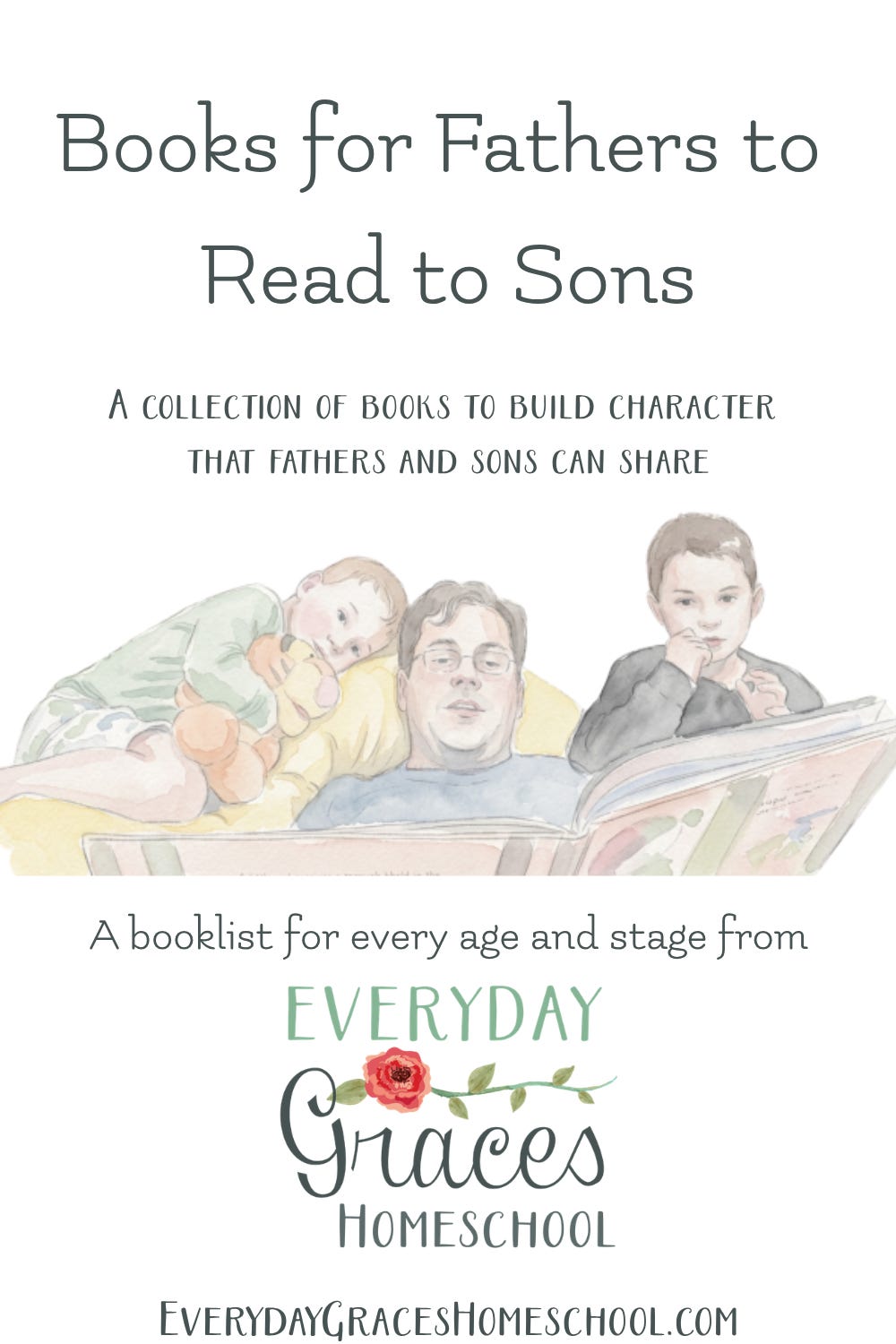 A booklist for fathers and sons to read together to help build character