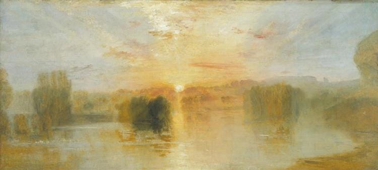 The Lake, Petworth, Sunset - J.M.W. Turner
