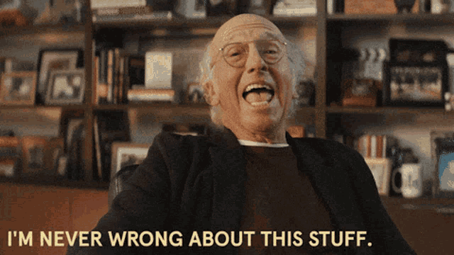 Larry Never GIF - Larry Never Wrong - Discover & Share GIFs
