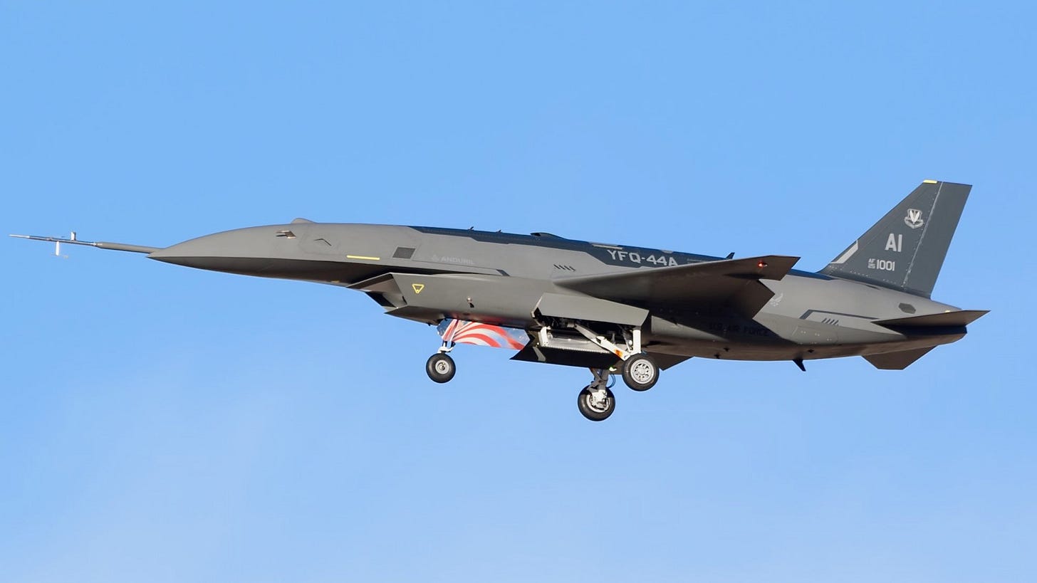 Anduril's YFQ-44 Fury 'Fighter' Drone Has Flown (Updated) Anduril's YFQ-44 Fury 'Fighter' Drone Has Flown (Updated)
