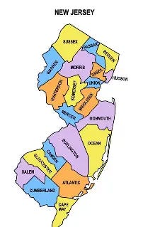 Image result for map of new jersey Image result for map of new jersey