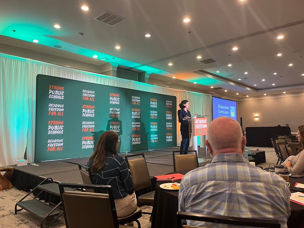 Amanda Tyler speaks at the National Summit of Religious Freedom in Public Schools