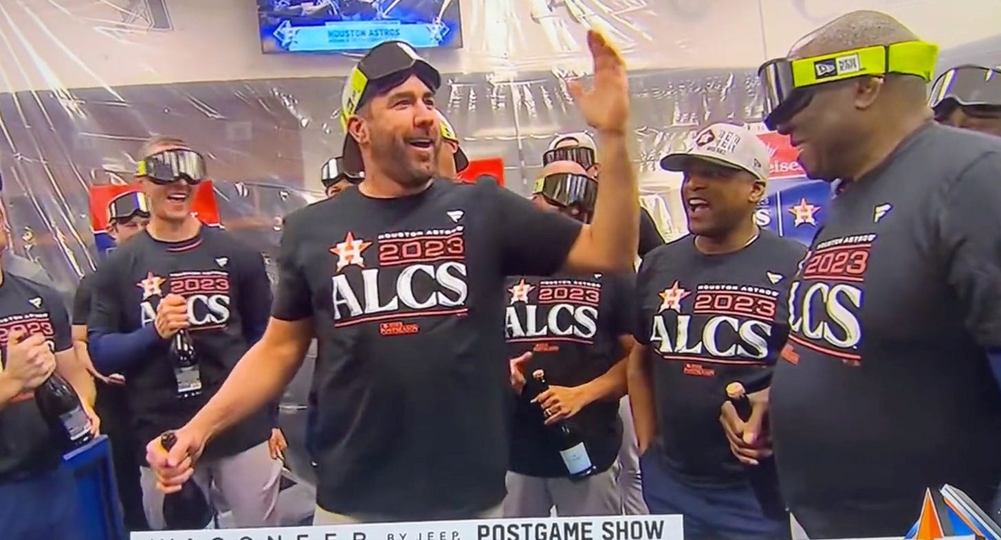 Justin Verlander's locker room speech forces FS1 to apologize live on air  as MLB fans gasp 'I've lost respect for him' | The US Sun