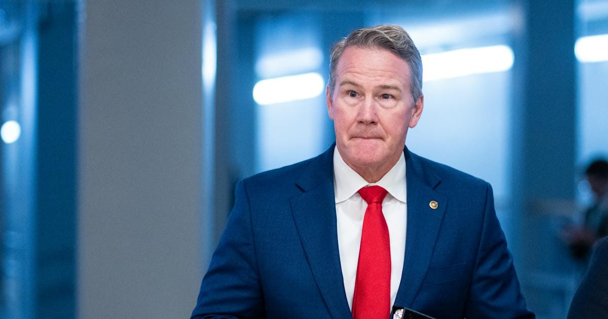 Republican Sen. Jon Husted of Ohio walks through the U.S. Capitol Republican Sen. Jon Husted of Ohio walks through the U.S. Capitol