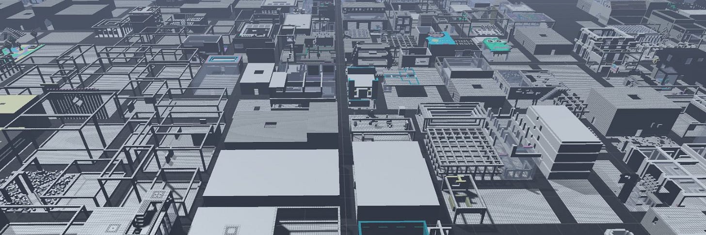 CryptoVoxels cover CryptoVoxels cover