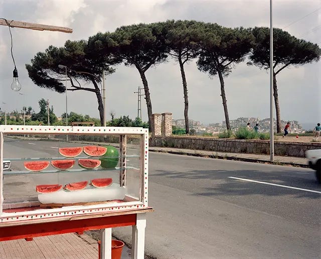 Naples, 1981: A captivating street scene, highlighting the city's unique energy and authentic charm. Naples, 1981: A captivating street scene, highlighting the city's unique energy and authentic charm.