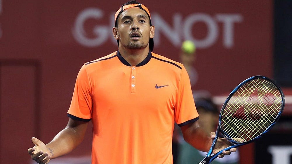 Nick Kyrgios' Epic Fail at the 2017 Australian Open images Nick Kyrgios' Epic Fail at the 2017 Australian Open images
