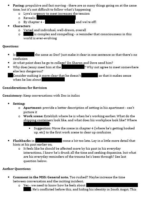 three screenshots of email traffic summarizing the notes of a conversation