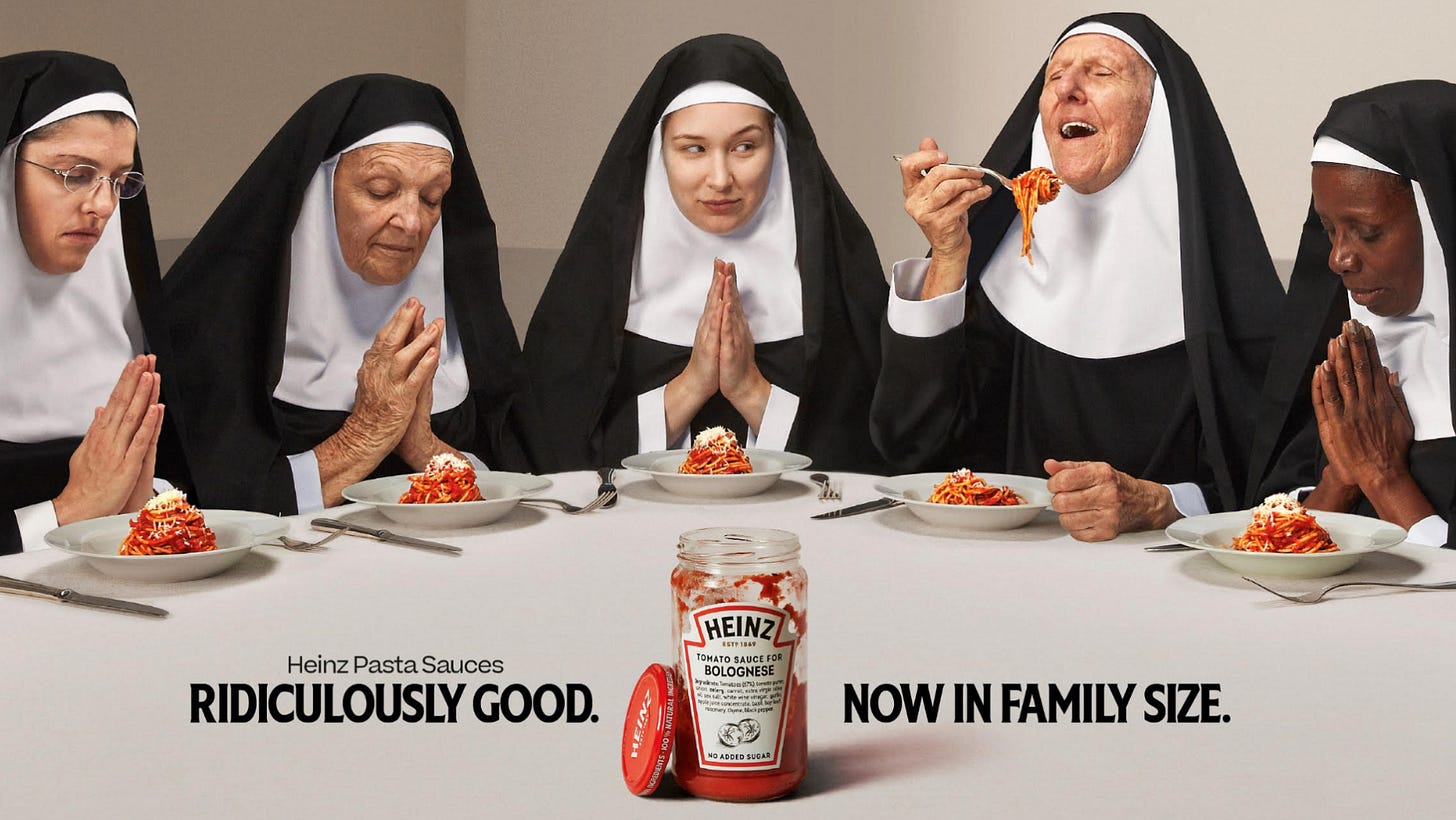 Heinz Unveils Pasta Sauce Campaign Inspired by Real Life Culinary  Confessions from Unexpected Fans | LBBOnline