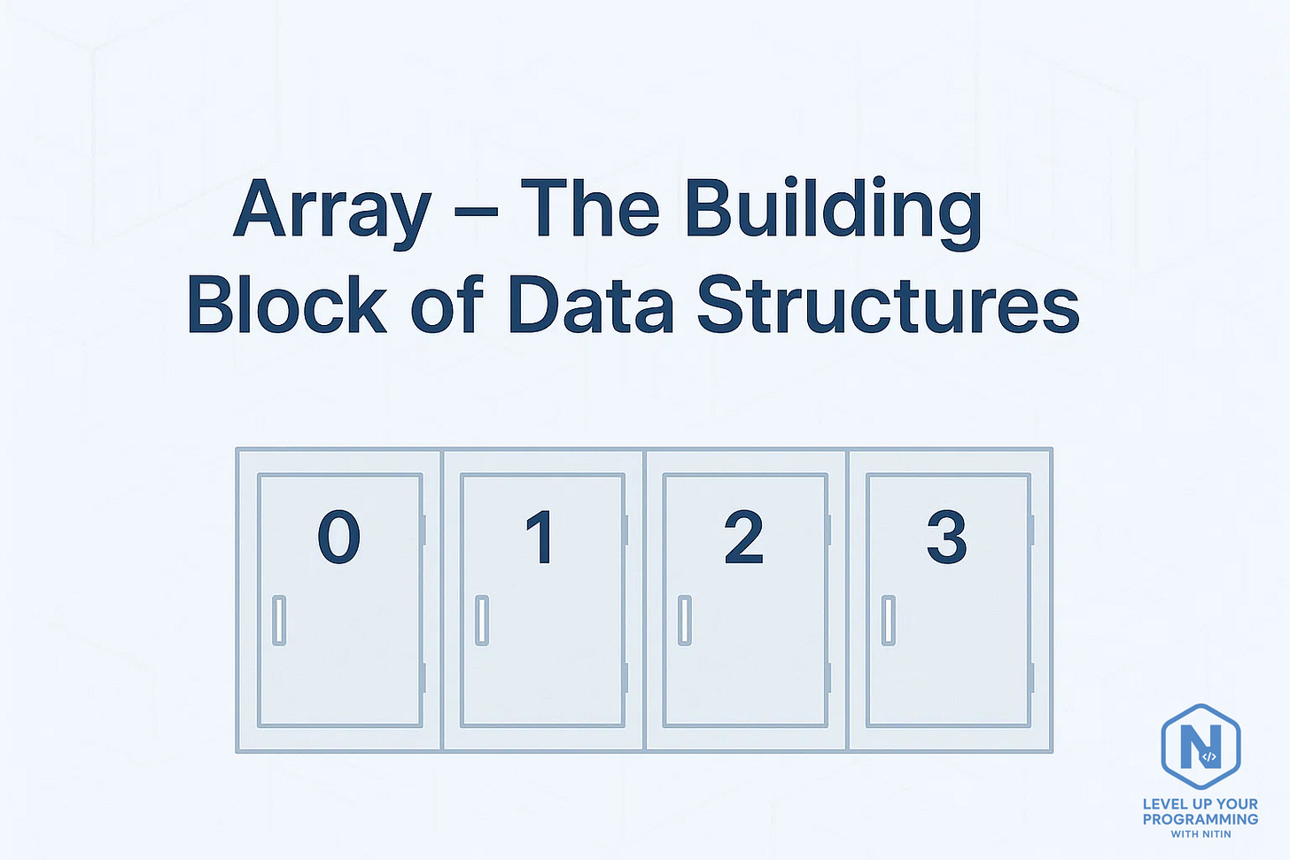 Array – The Building Block of Data Structures