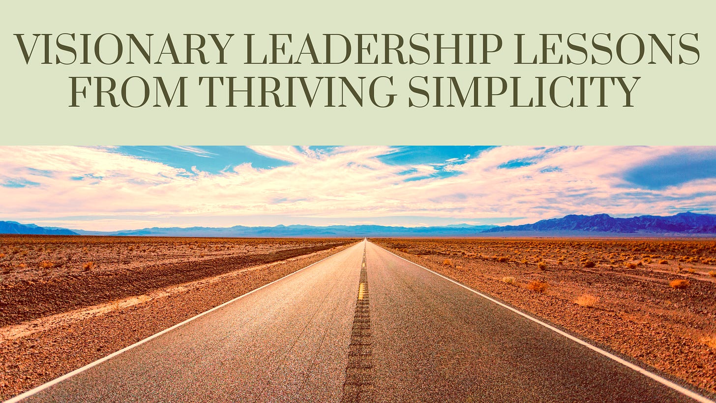 An open road under a vast sky symbolizes clarity, focus, and resilience in leadership. Explore thriving simplicity and visionary perseverance.