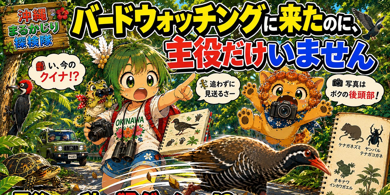 バードウォッチングに来たのに、主役だけいません