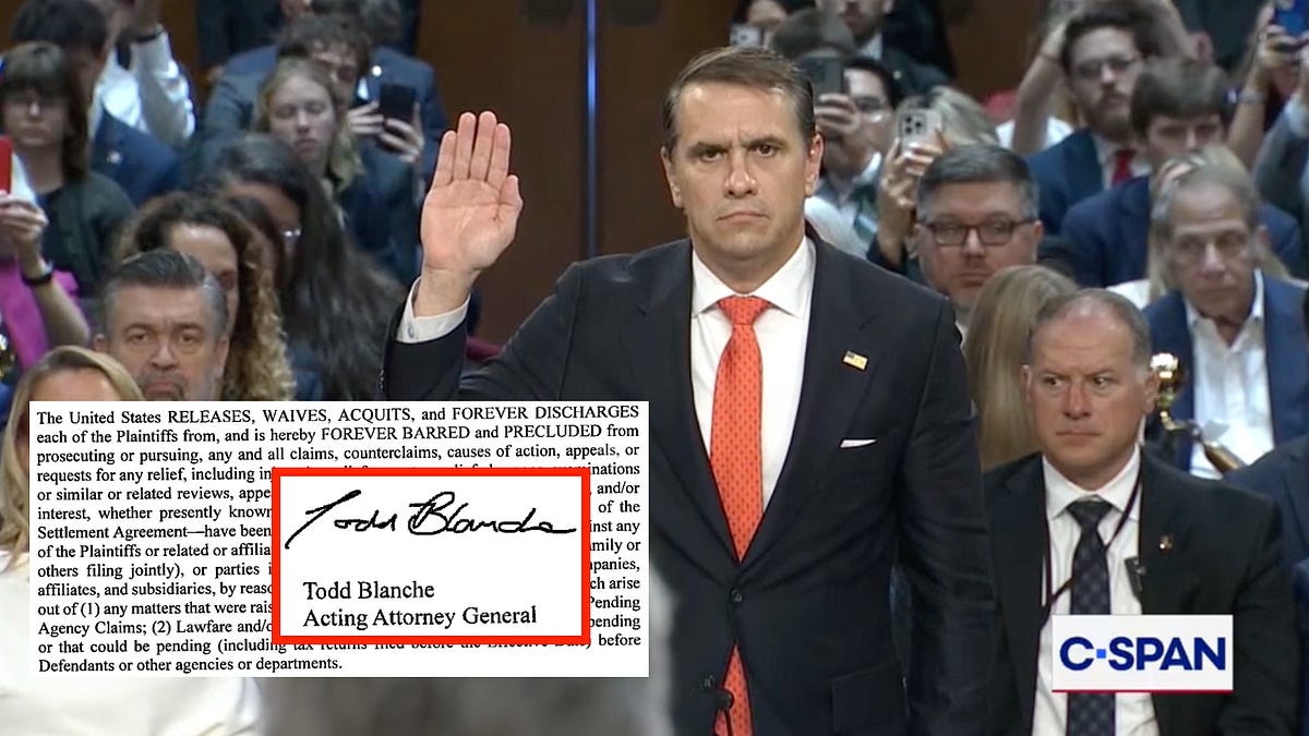 Todd Blanche should not be attorney general. That won't likely stop Republican senators.
