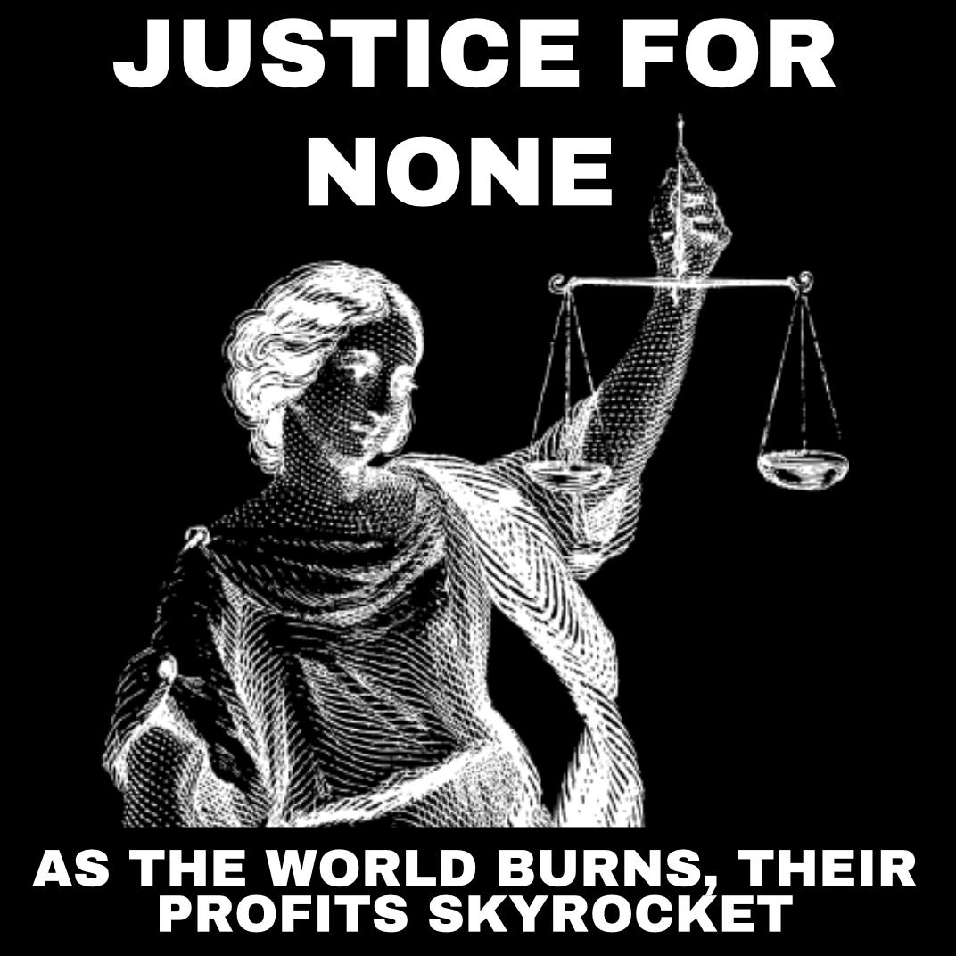 Justice for None logo