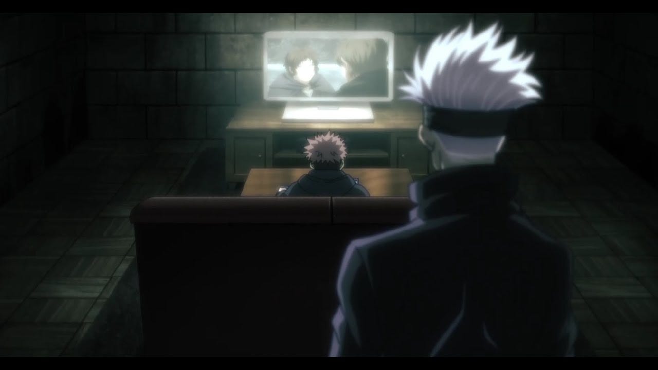 Yuji Itadori watching Lord of the Rings - Jujutsu Kaisen Episode 7 - YouTube