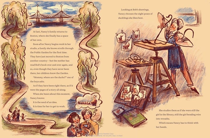 interior illustrations from Make Way