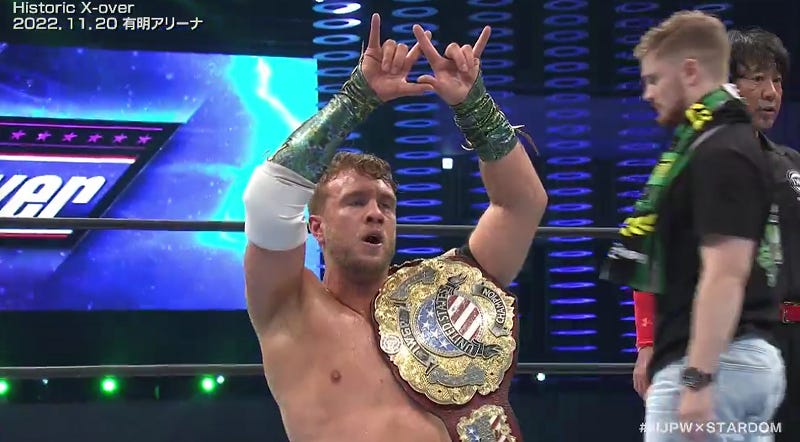 NJPW x Stardom Historic X-Over Results: Will Ospreay Defeats Shota Umino To  Retain IWGP United States Heavyweight Championship, Kenny Omega Appears To  Challenge Ospreay (11/20) - The Overtimer
