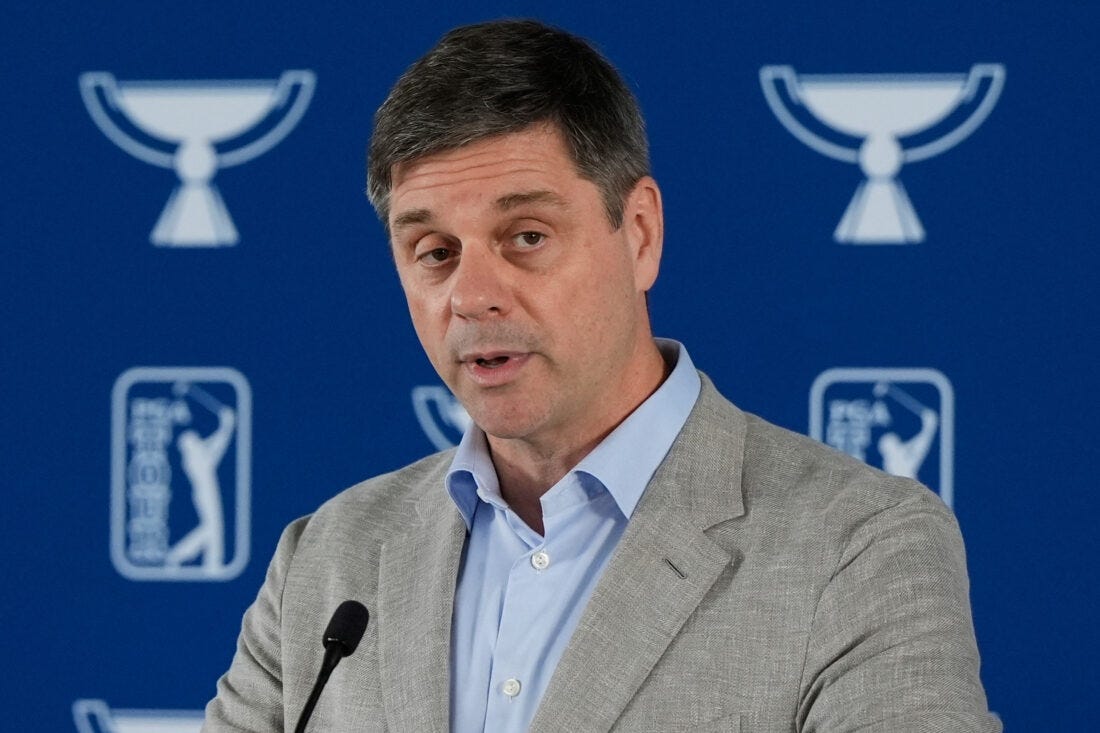 PGA Tour's new CEO Brian Rolapp seeking Tiger's help | News, Sports, Jobs -  Altoona Mirror