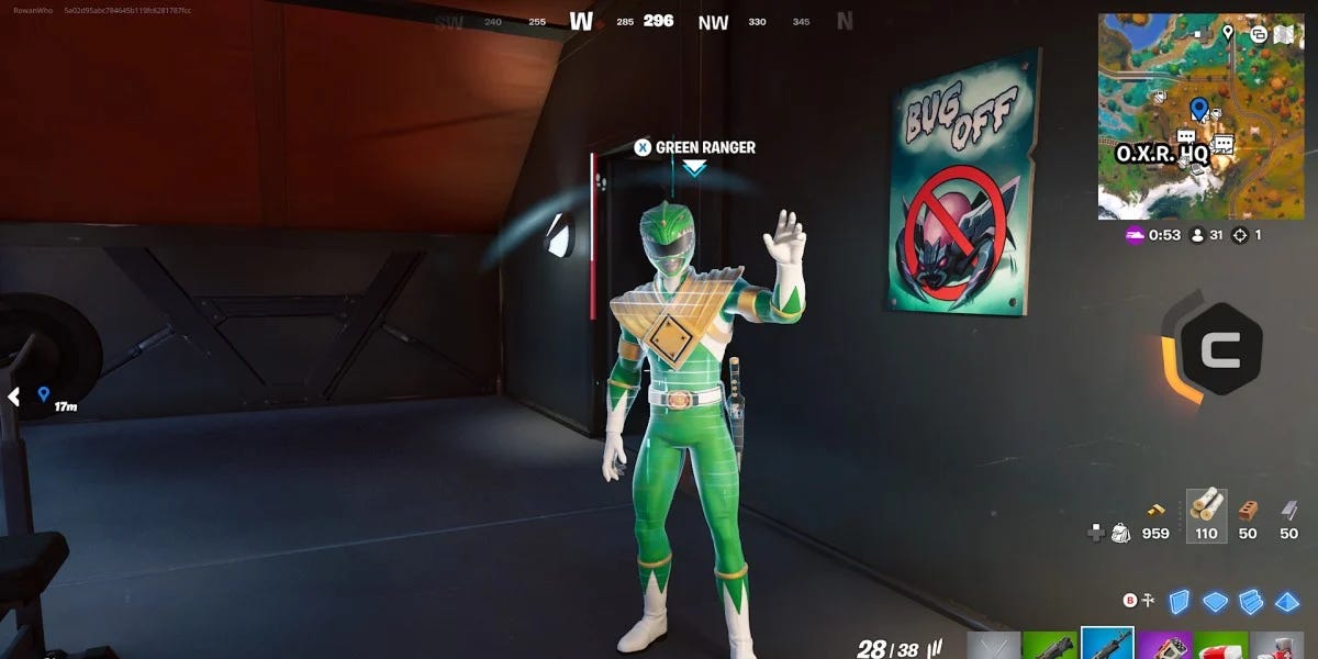 Where Is the Green Ranger in Fortnite - by Eric Talks