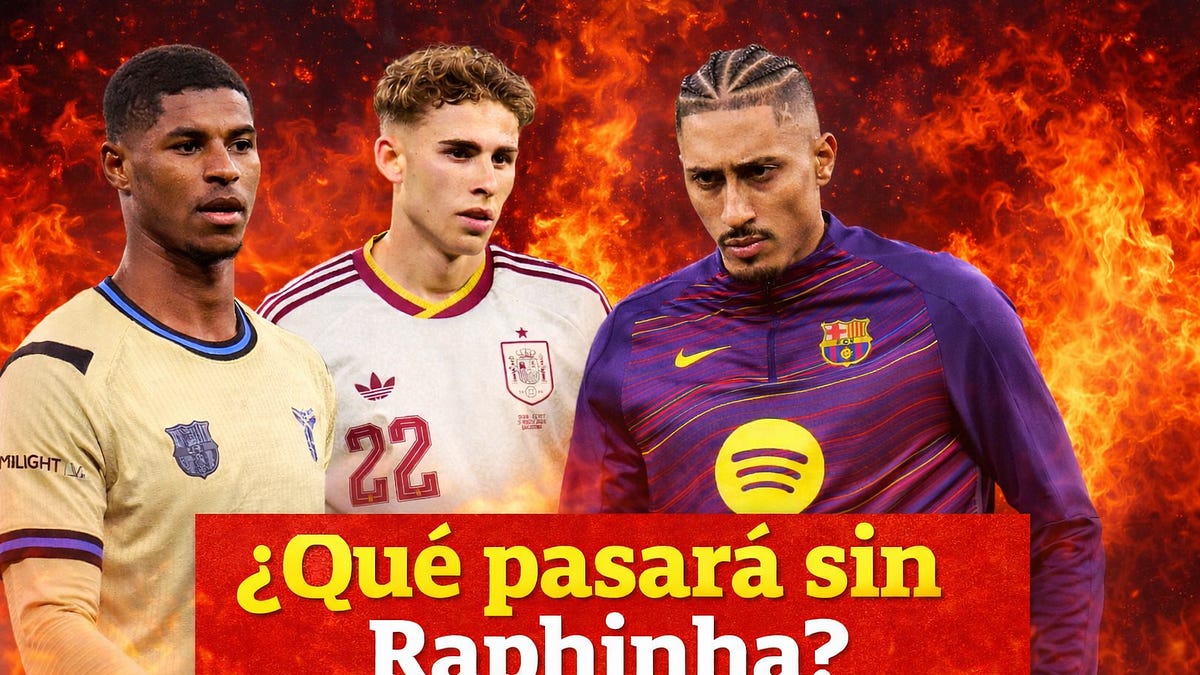 Las opciones de Flick para suplir a Raphinha