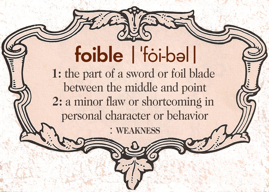 foibles | Another Lovely Day foibles | Another Lovely Day