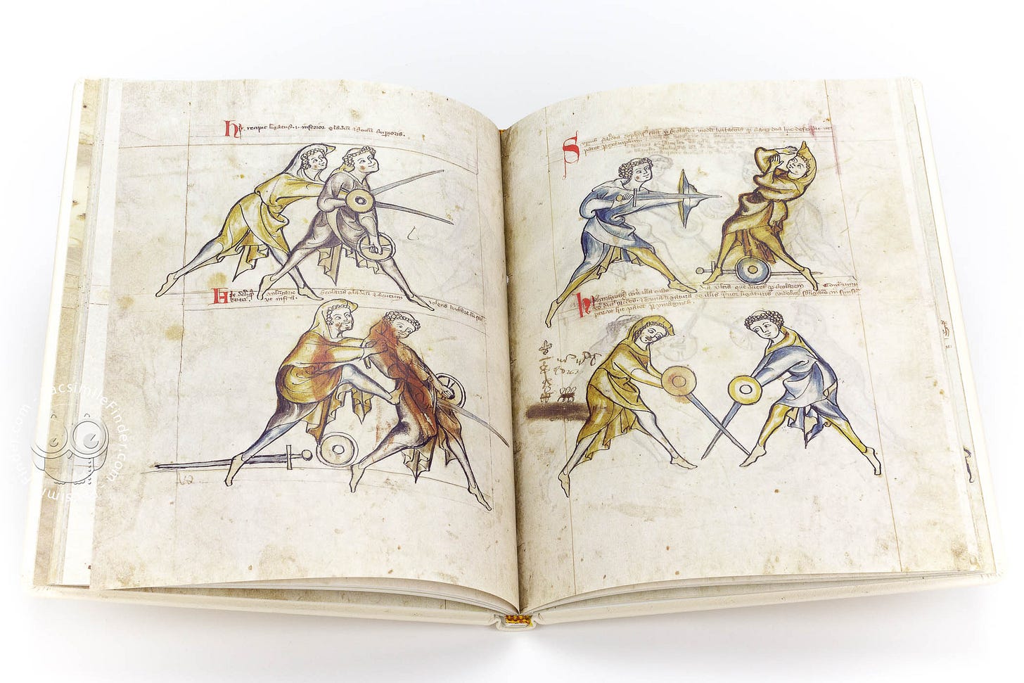 Illuminated Fightbook « Facsimile edition