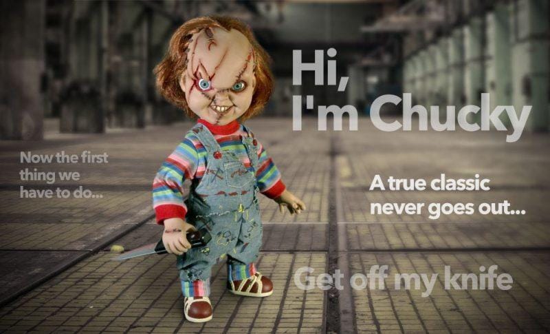 childs play chucky hot horror gift collectible childs play chucky hot horror gift collectible