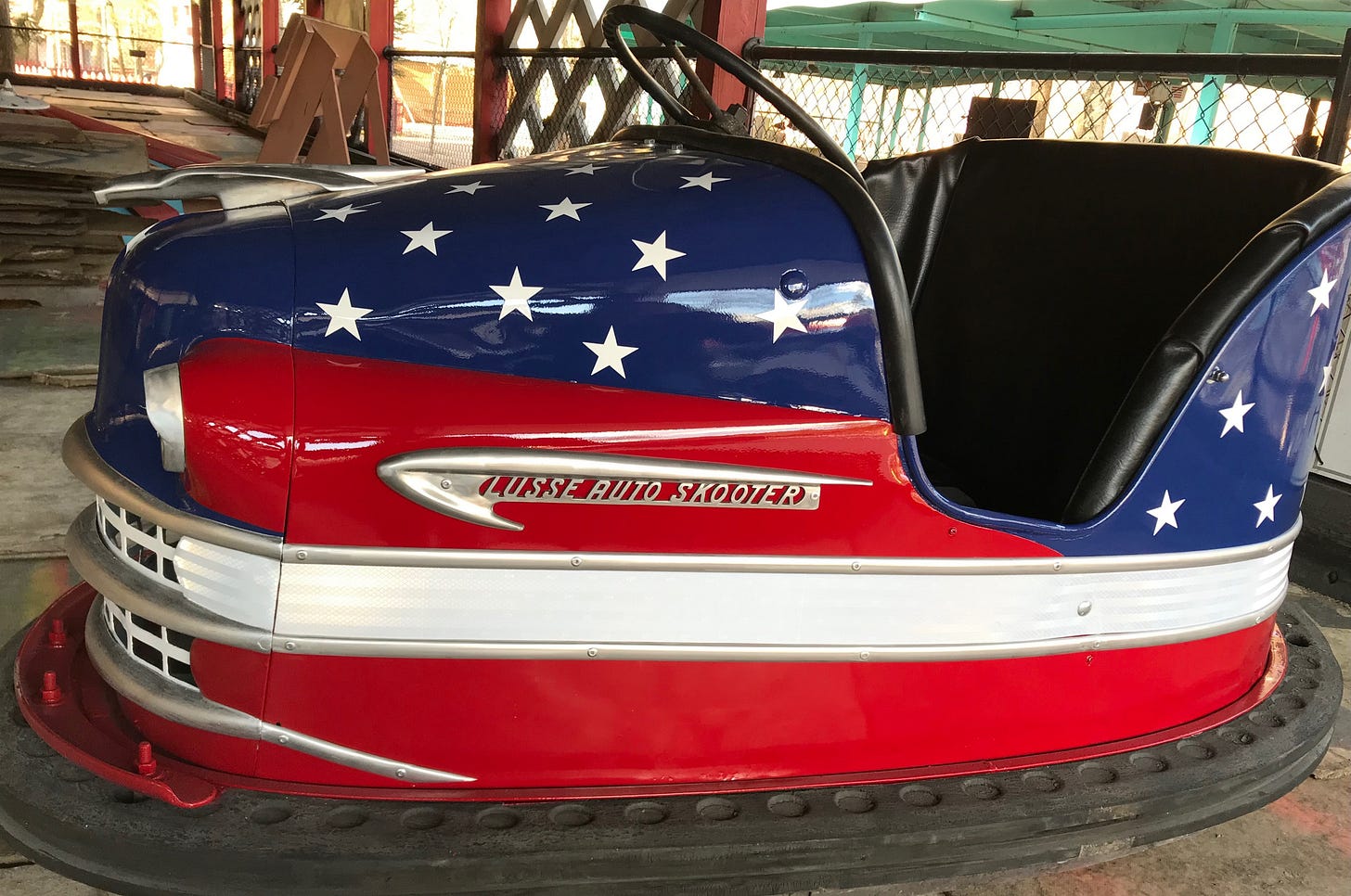 Knoebels bumper cars