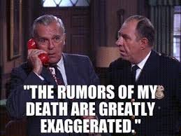 YARN | "The rumors of my death are greatly exaggerated." | Batman (1966) -  S02E36 The Mad Hatter Runs Afoul | Video gifs by quotes | b551935b | 紗
