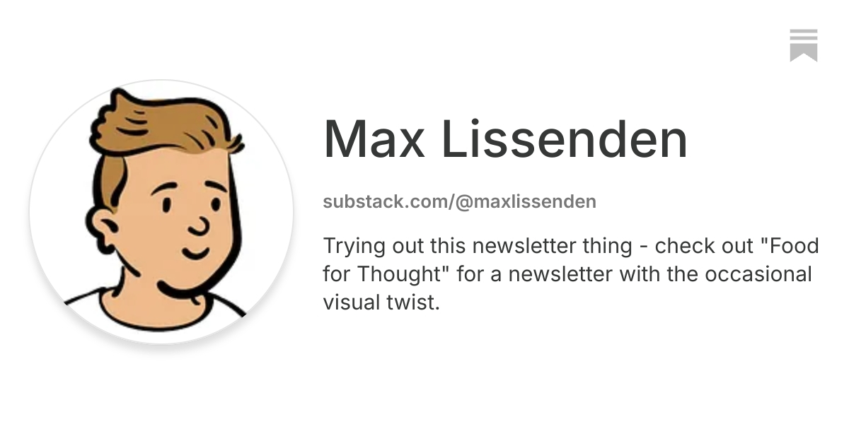 Max Lissenden | Substack