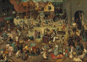 fight between carneval and lent